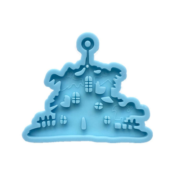 Halloween Hexe Nøglering Form Epoxy Krystal Silikon Form Tilpasset FormC