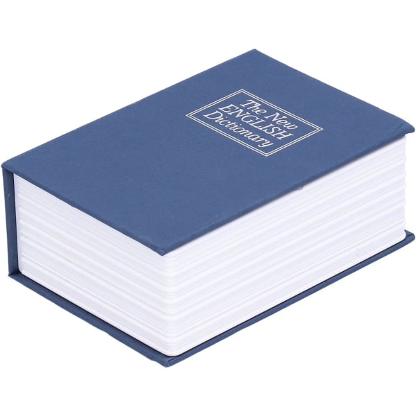 Mini Safe Simulation Book Turvarahakorurasia, lukitusavaimet, lapsille ja ystäville (sininen)