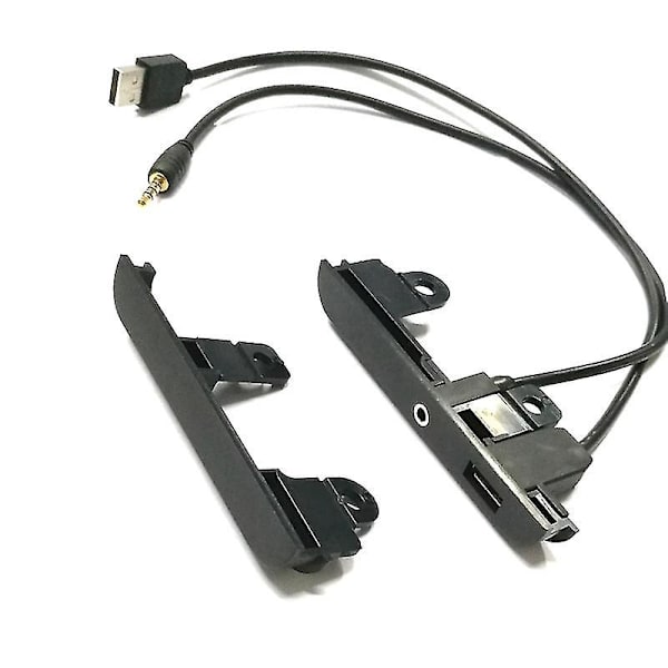 Passer til 2 Din Bilradio Stereo Fascia Dash Kit Sidetrimmer Med USB Aux-porter