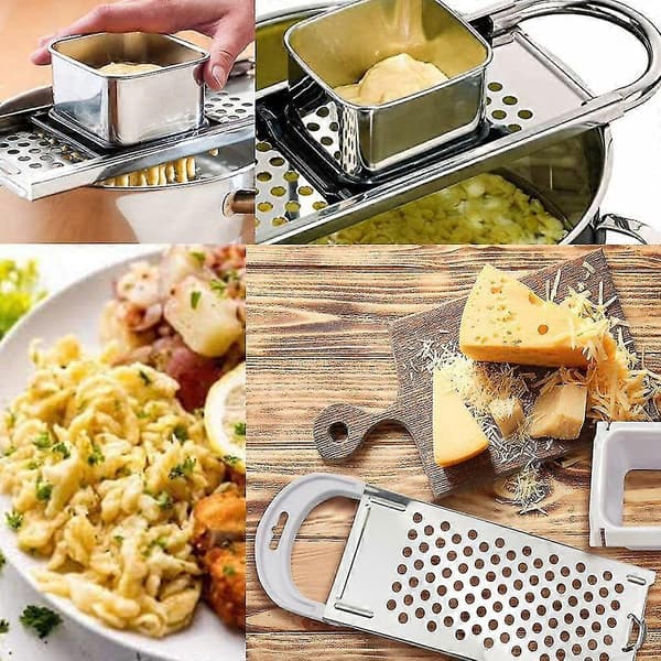 Premium Quality Stainless Steel Spätzle Maker with Comfortable Handle, Traditional German Egg Noodle Machine