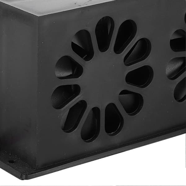 12V 600W Bilvarmer 2 Hull Bærbar Vinter Rask Oppvarming Avfukter Stille Universal YEMAA