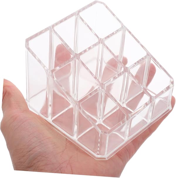 Slot Lipstick Holder Organizer Makeup Storage Rack Lip Gloss Display Stand