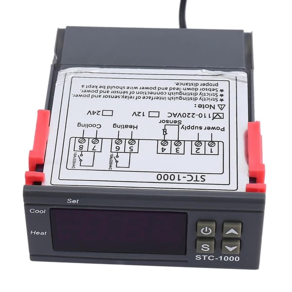 5x 220v/stc-/1000 Digital Temperaturregulator Termostat Med Ntc