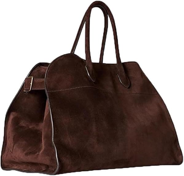 Soft Suede Shoulder Bag, Stylish Retro Handbag, Casual Large Capacity Bag