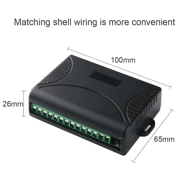 433MHz Gate Remote Control Relay, AC85-250V Transceiver Kit Garage Remote Control Low Power Consumption for Garage Door