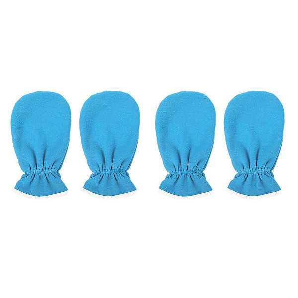 2 Par Paraffinvaxhandskar Handvård Behandling Uppvärmda Hand Spa Vantar Blå 29X16cm
