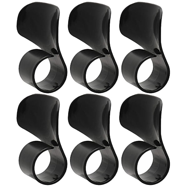 3 Par Motorcykel Throttle Assist Grepp, Kryssningskontroll, Handledsstöd, Svart 6,8X5cm Black 6.8X5cm