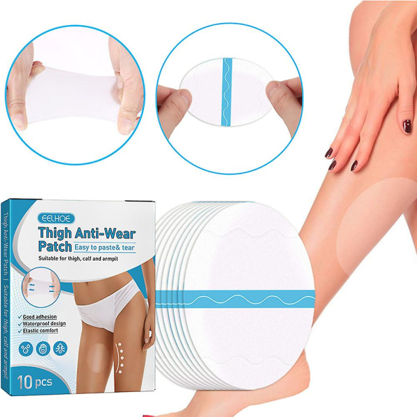 1/2 Box Invisible Anti-friction Thigh Patches High Elasticity Leg And Knee Calf Patches 10pcs/box1Box