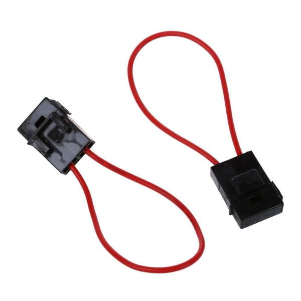 30a Wire Series Sikringsholder Sort Rød Kompatibel til bilbåd lastbil 20 stk.