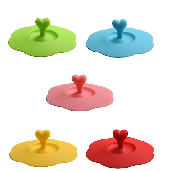2 st Silikon Glaskoppskydd Koppslock Återanvändbara Dammskydd Koppslock Kaffe Te Mugglock För Koppar Skålar Muggar Burkar Blå Blue