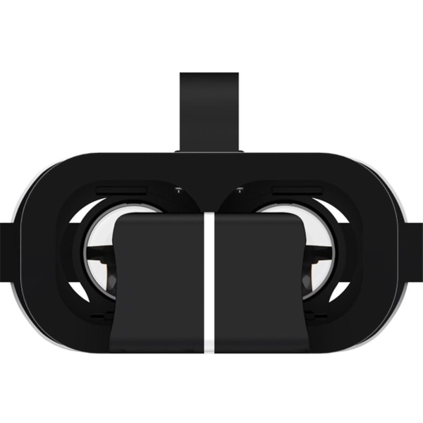 Vr 3d Virtual Reality-glasögon för mobiltelefoner med glasögon Lämpliga för filmer med fjärrkontroll White
