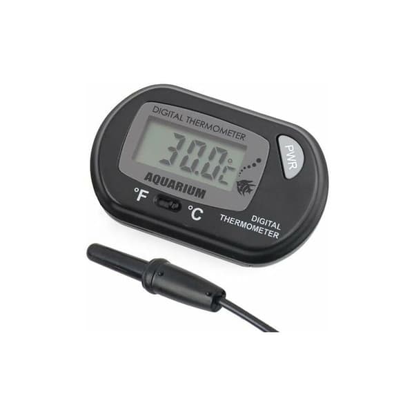 LCD digitalt termometer for akvarium og vivarium