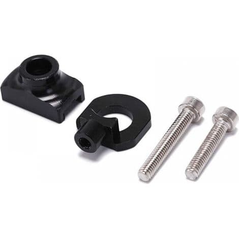 Single Speed Chain Tensioner for Mountain Bikes, Aluminum Alloy Mount, Floating Pulley, Adjustable Spring