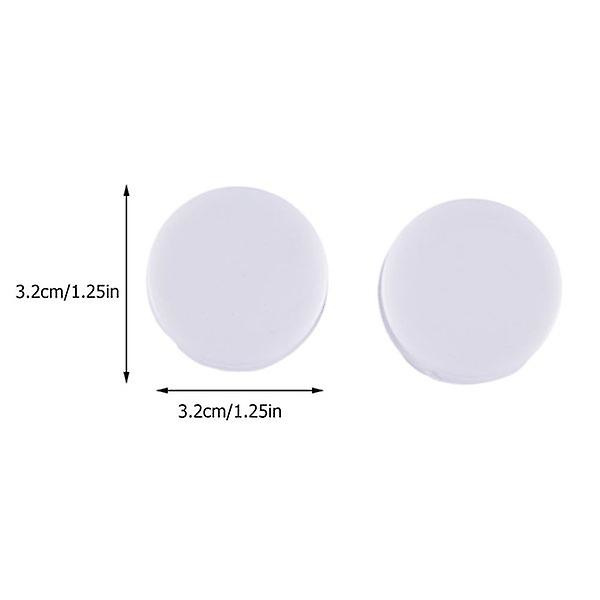 100 kpl Litteitä Rengaskello Laatikoita Nukke Sisäänrakennettu Lisätarvikkeet Vauvan Pehmolelu Lisätarvikkeet Valkoinen 32MM3.2X3.2X1C