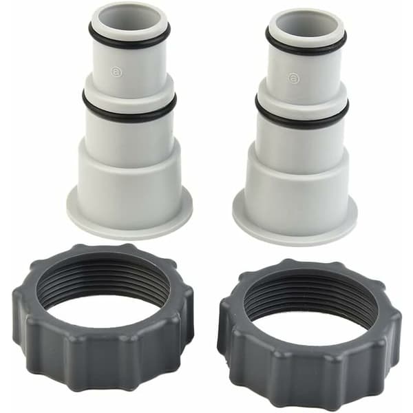 2 stk. swimmingpooladapter A, erstatningsadapter til slanger til pumper