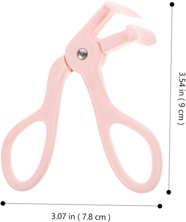 2 Pieces Mini Eyelash Curler Gentle Eyelash Styling Curler Compact Eye Beauty Tools Replacement for Makeup Accessories