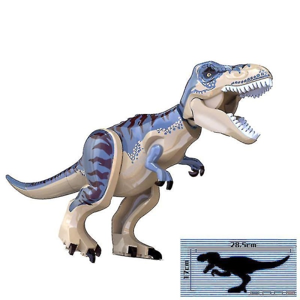 Jurassic Dinosaur World Spinosaurus Ankylosaurus Dinosaur Building Blocks Model Diy Building Blocks Pædagogisk legetøj GaverL23