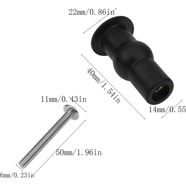 2 stycken toalettstols gångjärnsfästen, toalettlockets fästskruvar, toalettstols gångjärn, för toalettstolar, allmänna toalettstolar (svart)