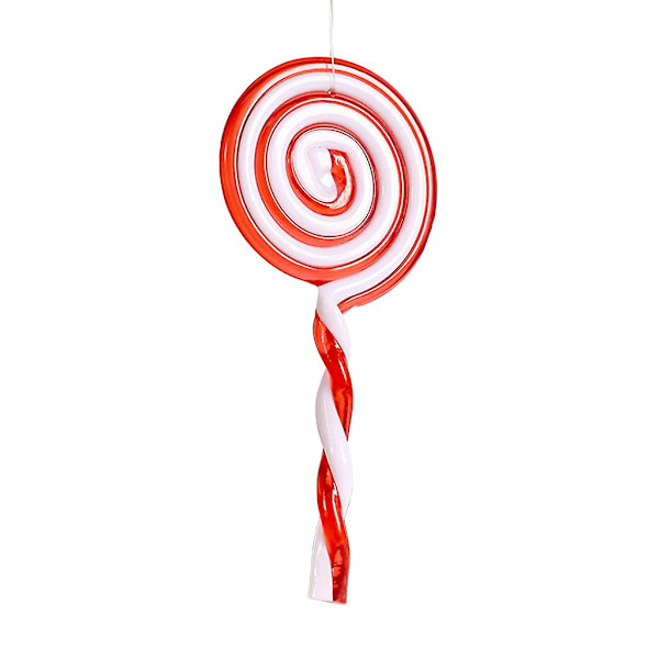 Joululahja-koriste Kirkasväriset Lollipop-ostoskeskusriipukset Makeisrullariipus