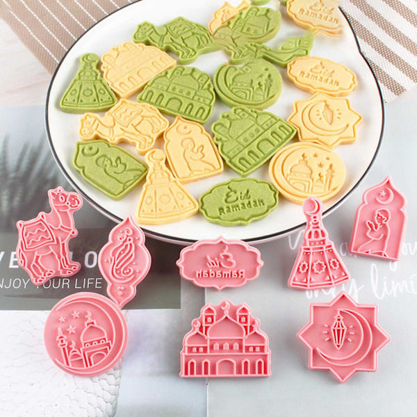 Style 7 Stilkakeskjærersett Kake Dessert Fudge Kakeskjærer Style 7