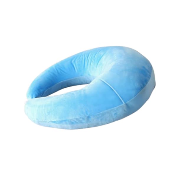 Reading Pillow Workbench Pad Non-slip Soft Ergonomic Gaming Cushion Bed Support Blue Blue