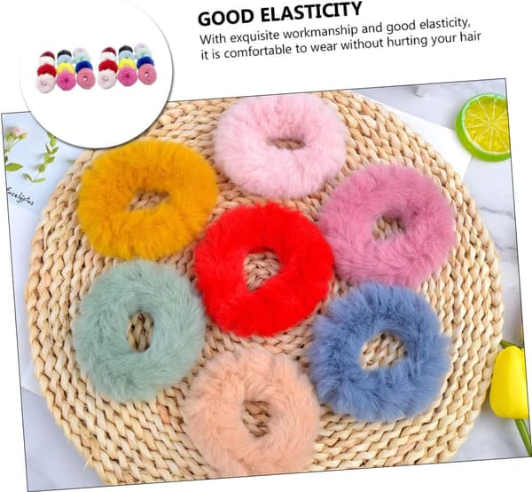 30 stk. multifunktionelle hårtilbehør Elegante pelshårbånd til kvinder Bløde og scrunchies til lejligheder