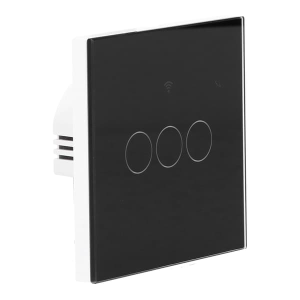 Til Tuya Zigbee Lysafbryder 3-gangs EU Fjernbetjening Touch