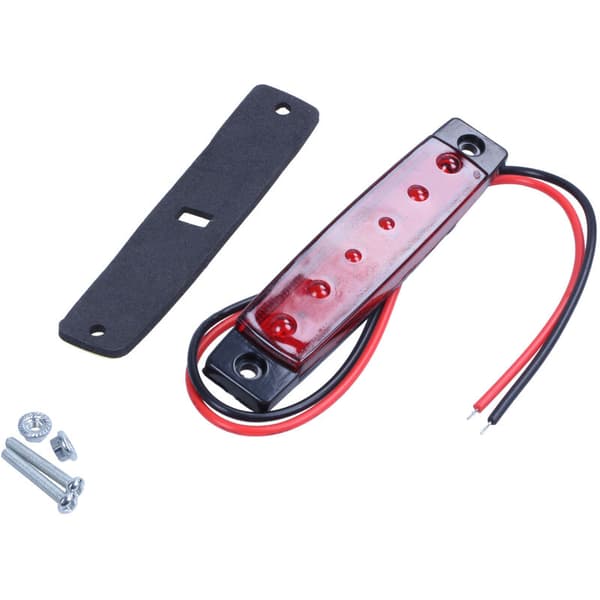 24V 6 SMD LED Car Truck Lorry Side Marker Red