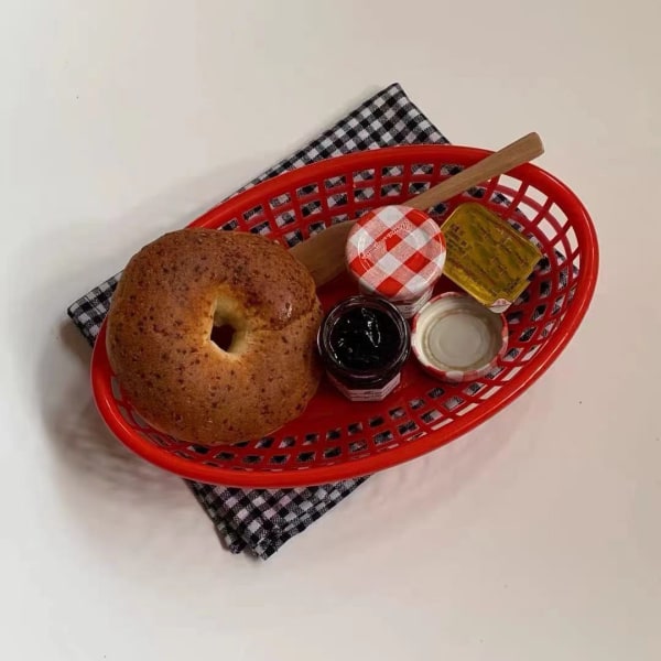 Hurtigmatkurver, 23*15,5 Oval, Sett med 10, Gjenbrukbare Mikrobølgeovn Oppvaskmaskin Trygg, Flott for Burger, Pommes Frites, Smørbrød