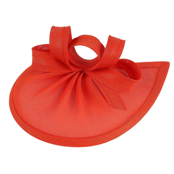 Fascinaattorit Hattu Pääkoriste Elegantti Hattu Hiuspinni Naisille Teepuujuhliin Oranssissa 25X20X8CM Orange 25X20X8CM