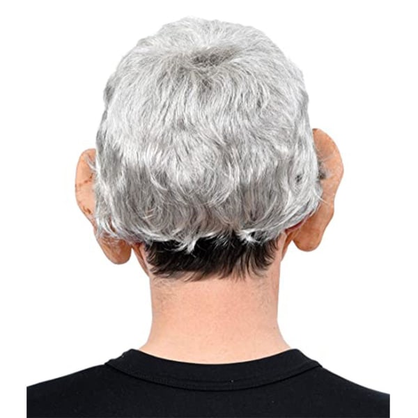 Stil 7 Halloween Gammal Man Latex Mask Rökare Mormor Morfar Huvudbonad Stil 7