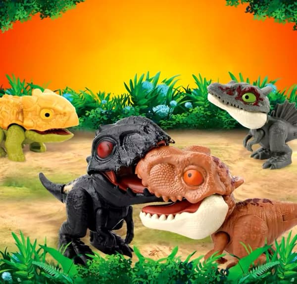 Jurassic World Park dinosaurfigursett, leddleke for barn, gave, 7 stk/parti