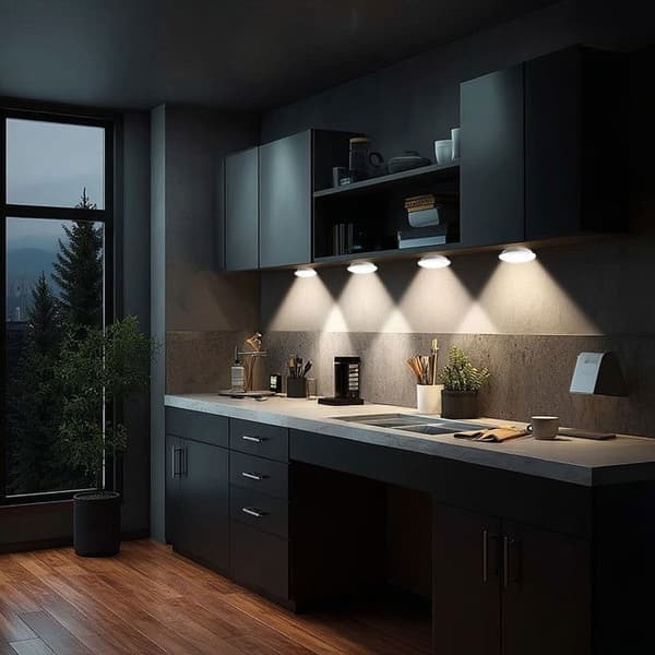 Cordless LED Lamp - Maclean - MCE165 - Remote Control Included - 6 Pieces - Wall and Ceiling Lighting