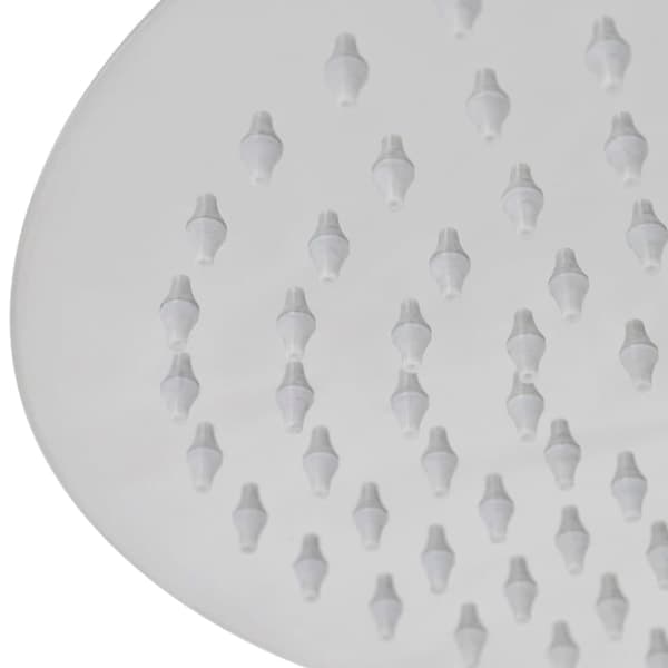 vidaXL Loftbruserhoved Rustfrit Stål 25 cm Rund Lilla