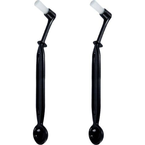 (2-pack) Coffee Machine Cleaning Brush, Pearl Espresso Machine Cleaning Tool, Spoon Coffee Cleaning Tool