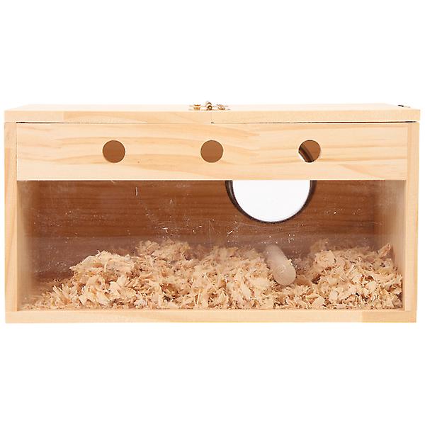Fågeltillbehör Papegojabo  Parrot Uppfödningsbur Budgie Fågelhus Fågeluppfödningshus 25,5X1 25.5X13.5X13CM