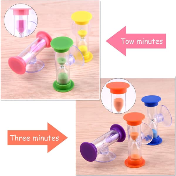 Timeglas med sugekop Timeglas Timer til spil, madlavning, til