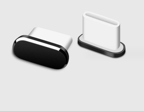 4 stk USB C støvplugger Type C støvplugg kompatibel med Samsun