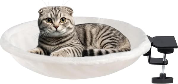 Cat Hammock - Window Hammock for Cats - Hammock for Cat Table and Study with 20 kg Load Capacity - Washable Bed (bt)