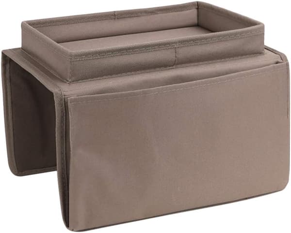 Lenestolkoppholder, stilig plassbesparende holder, 6 lommer og sammenleggbar