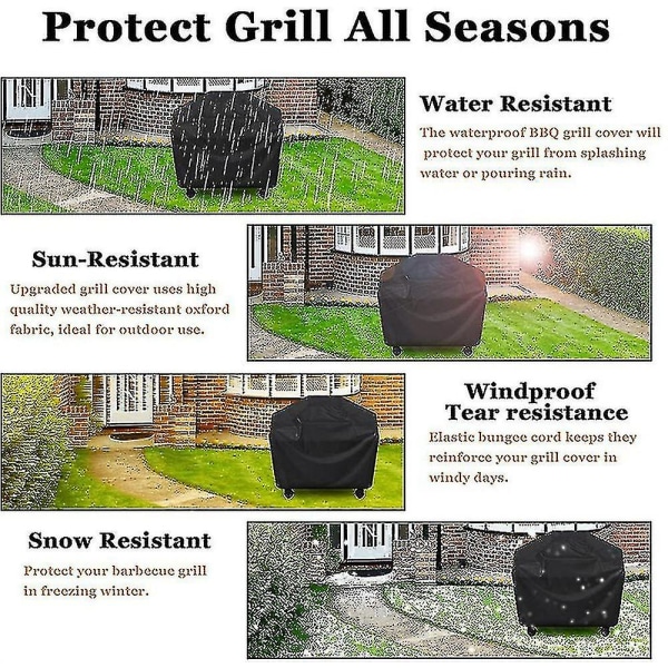 Grillskydd, Vattentätt Bbq-Grillskydd, UV-Resistent Gassgrillskydd