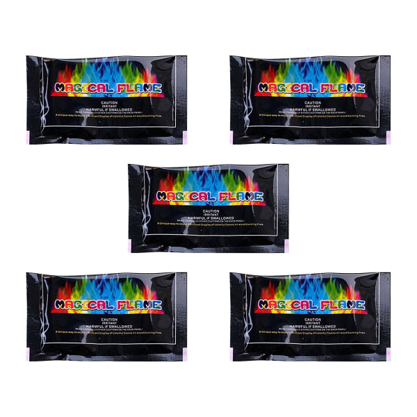 2-pack Färgväxlande Flammpulver 10g Matvåg Ziplock-påse Organizer Köksredskap Organisation Pri