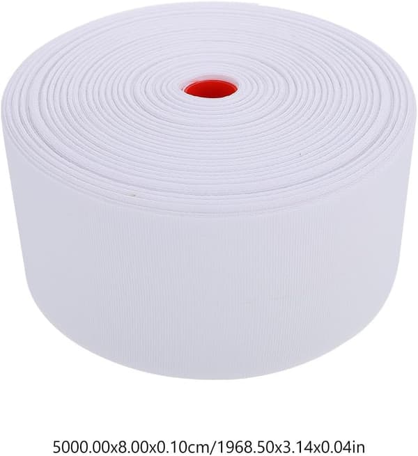 Polyester 8 cm gardinbånd med romerske ringhull perforert gardinbånd