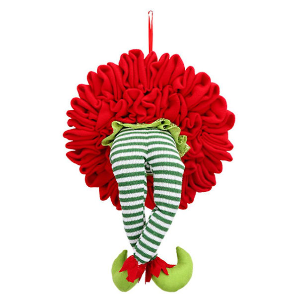 Elfben Ornament Julgran Bord Dörr Fönster Dekoration Ornament Röd