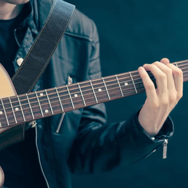 Bomulls- och linnegitarrband: 145 cm justerbart gitarrband Akustiskt gitarr axelband Mandolinband Tillbehör Blå Blue