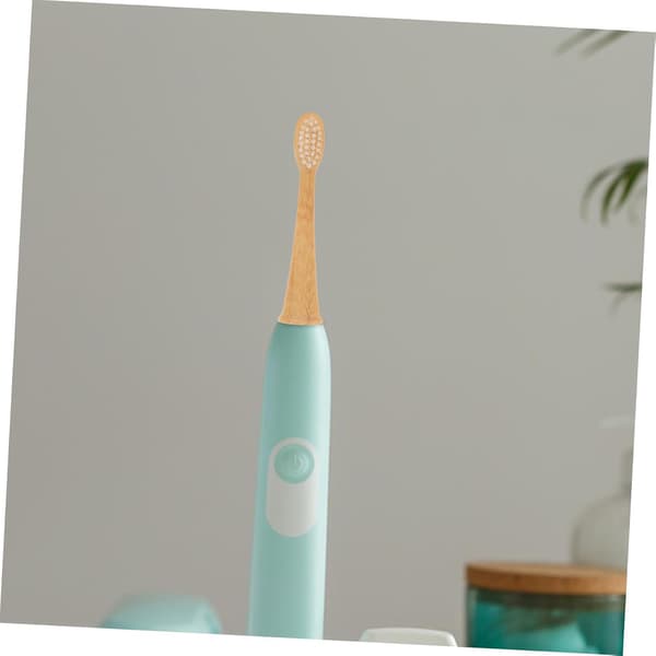4st Bamboo Toothbrush Head for Electric Toothbrush Heads Replacement Compatible Series