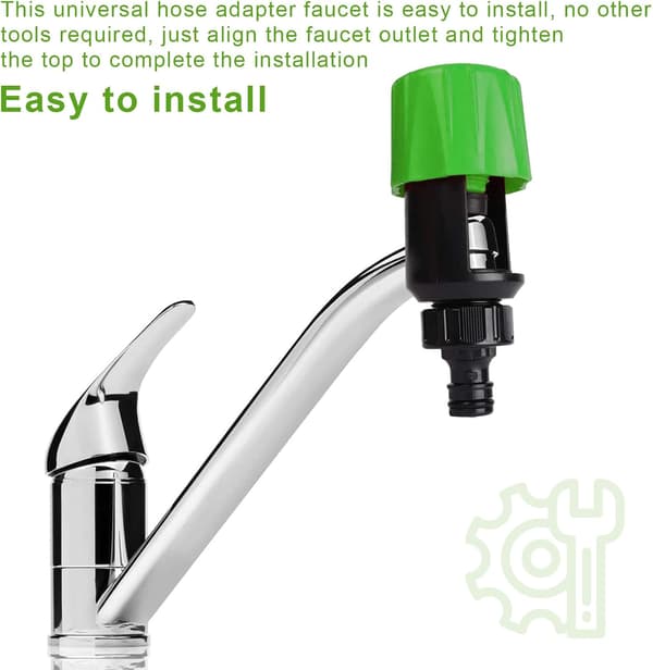 Kitchen Faucet Adapter for Garden Hose with Connector - for Sink