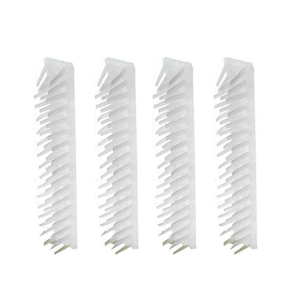 4pcs Practical Pet Corner Pet Comb Removable Cat Corner Scratching Rubbing Brush Cat Hair Removal Massage CombWhite