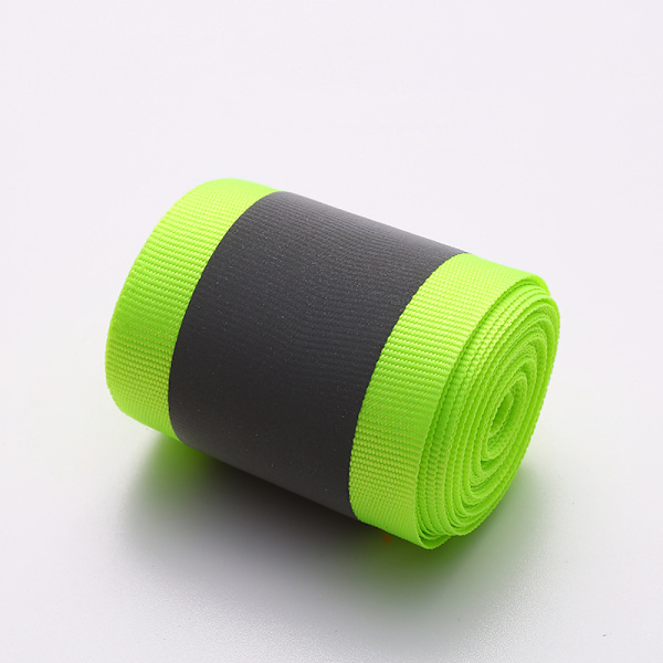 Sølv Sy-På Reflekterende Bånd til Sikkerhedstøj Webbing Trim Stribe Grøn 2\" x 3.3ft