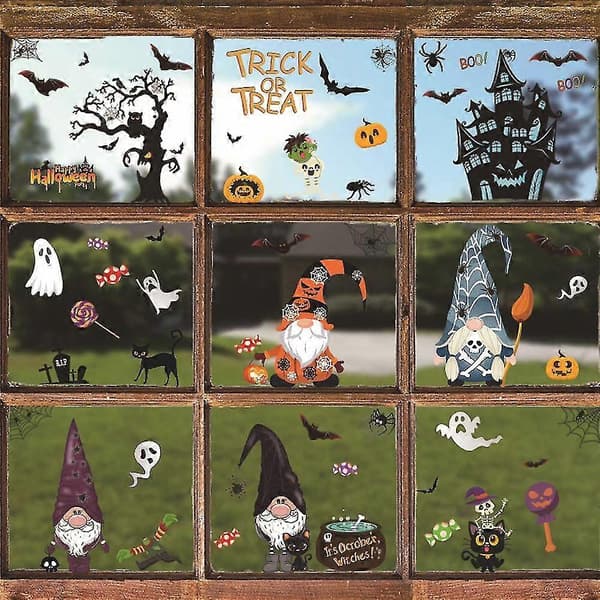 Halloween Window Decoration, Reusable and Easy to Remove